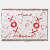 Couverture XOXO de Saint-Valentin aux coeurs rouges | (Devant)