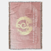 Couverture Yoga Instructeur Méditation Pose Zen Om signe Cita (devant Vertical)