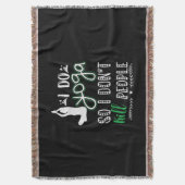 Couverture Yoga Lover | Je fais du yoga (devant Vertical)