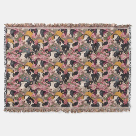 Couverture Young Cows Wearing Spring Hats In Strawberry Field (Devant)