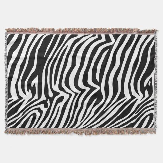 Couverture Zebra skin motif (Devant)