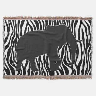 Couverture Zebra Stripes Motif avec Elephant + vos idées