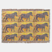 Couverture zèbre violet cool (Devant)