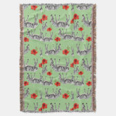Couverture Zèbres parmi des fleurs de ketmie (devant Vertical)