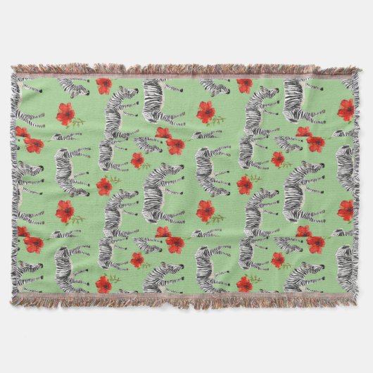 Couverture Zèbres parmi des fleurs de ketmie (Devant)