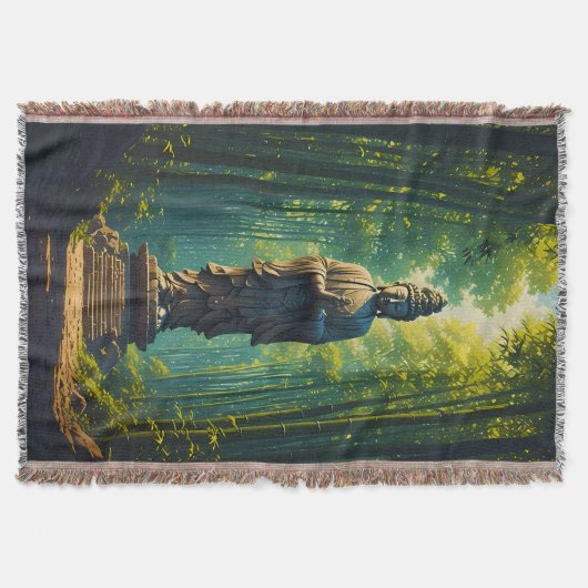 Couverture Zen dans la Grove de Bambou (Devant)