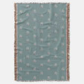Couverture Zen Om motif zen pastel turquoise vert (devant Vertical)