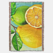 Couverture Zesty Citrus Burst Sunshine Design (devant Vertical)