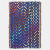 Couverture ZIGZAG diamants - couleur + votre backgr. & idées (devant Vertical)