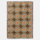 Couverture Zones Brown Et Oranges, (devant Vertical)