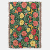 Couvertures Abstrait Boho Souci Papillons (devant Vertical)