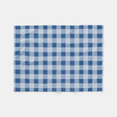 Couvertures bleues de pique-nique d'ouatine de (Devant (Horizontal))