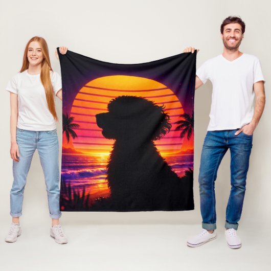 Couvertures Cockapoo - Cadeau Rétro pour Amoureux (En situation)