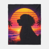 Couvertures Cockapoo - Cadeau Rétro pour Amoureux (Devant)