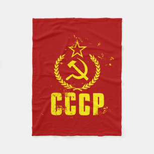 Couvertures communistes utilisées de drapeau de
