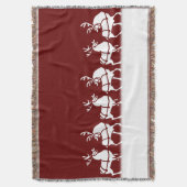 Couvertures couvrantes de jet de renne de vacances (devant Vertical)