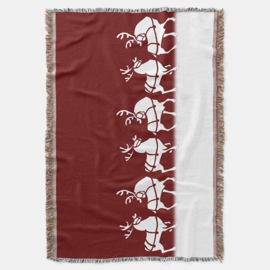 Couvertures couvrantes de jet de renne de vacances (devant Vertical)