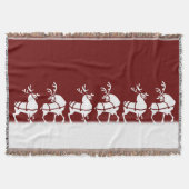 Couvertures couvrantes de jet de renne de vacances (Devant)