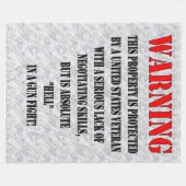 Couvertures D'AVERTISSEMENT d'ouatine (Devant (Horizontal))