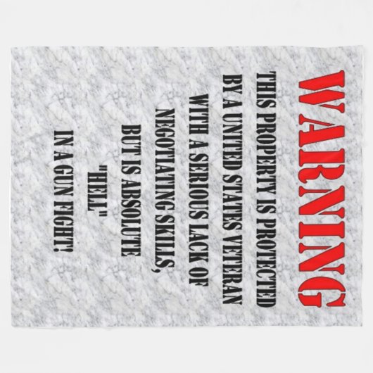 Couvertures D'AVERTISSEMENT d'ouatine (Devant (Horizontal))