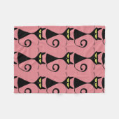 Couvertures de chat, ouatine rose avec le minou (Devant (Horizontal))