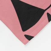 Couvertures de chat, ouatine rose avec le minou (Coin)