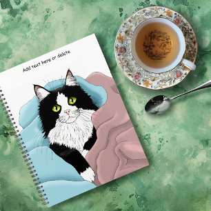 Couvertures de chat smoking fantaisiste rose et bl