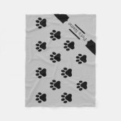 Couvertures de chien Empreinte de patte personnali (Devant)