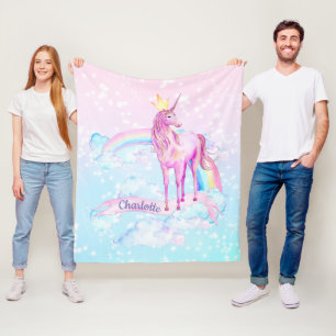 Couvertures de licorne personnalisées par