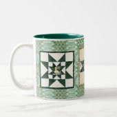 Couvertures de lit vintages et tasse II d'édredons (Gauche)