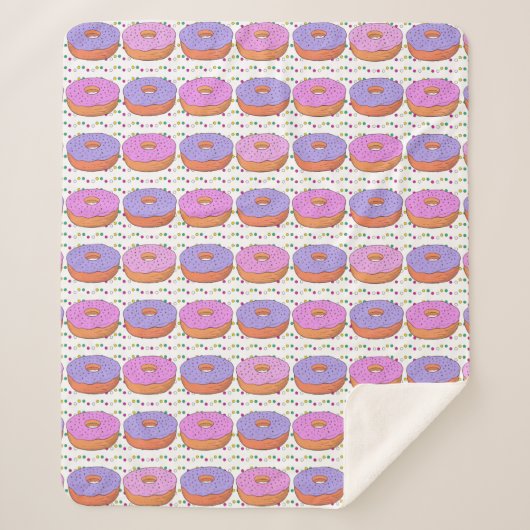 Couvertures de Motif de beignes (Devant)