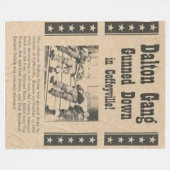 Couvertures d'ouatine de BANDE de DALTON (Devant (Horizontal))