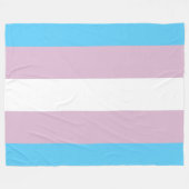 Couvertures d'ouatine de drapeau de transsexuel (Devant (Horizontal))