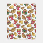 Couvertures d'ouatine de motif d'aliments de (Devant)