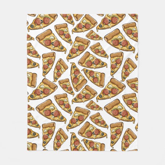 Couvertures d'ouatine de motif de pizza (Devant)