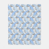 Couvertures d'ouatine de motif de requins (Devant)