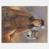 Couvertures d'ouatine INDIENNE de JEUNE FILLE et (Devant (Horizontal))