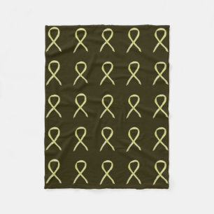 Couvertures douces en fleece avec ruban de sensibi