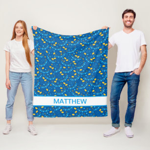 Couvertures en laine polaire personnalisées pour H