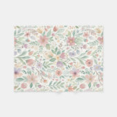 Couvertures en molleton floral pastel (Devant (Horizontal))