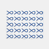 Couvertures en polaire de sensibilisation au mélan (Devant (Horizontal))