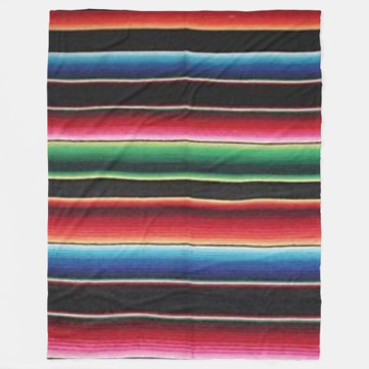 Couvertures en polaire MEXICAINE (simulées) (Devant)