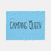 Couvertures en toison "Camping Queen" (Devant (Horizontal))