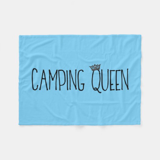 Couvertures en toison "Camping Queen" (Devant (Horizontal))