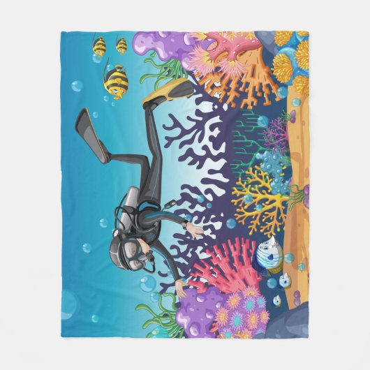 Couvertures en toison de plongeur (Devant)