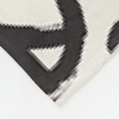 Couvertures en toison en blanc et noir (Coin)