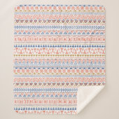 Couvertures en toison Motif Aztèque (Devant)
