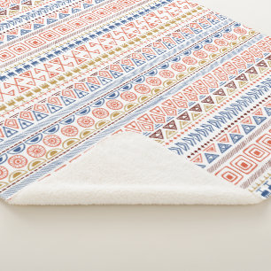 Couvertures en toison Motif Aztèque