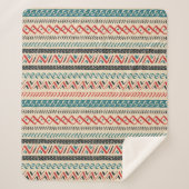 Couvertures en toison Motif Aztèque (Devant)