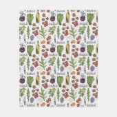 Couvertures en toison Motif de salade (Devant)